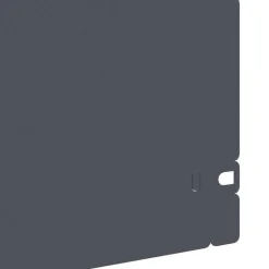 vidaXL Borduras para césped 10 pcs 103 x 0,05 x 22 cm Acero Antracita