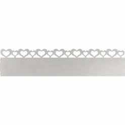 vidaXL Borduras para césped 10 pcs Plateado 103 x 0,05 x 22 cm Acero inoxidable Clearance