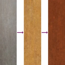 vidaXL Vallas De Jardín-Borduras para césped 10 pcs Oxidado 103 x 0,05 x 22 cm