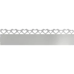 vidaXL Borduras para césped 10 pcs Plateado 103 x 0,05 x 22 cm Acero galvanizado Sale