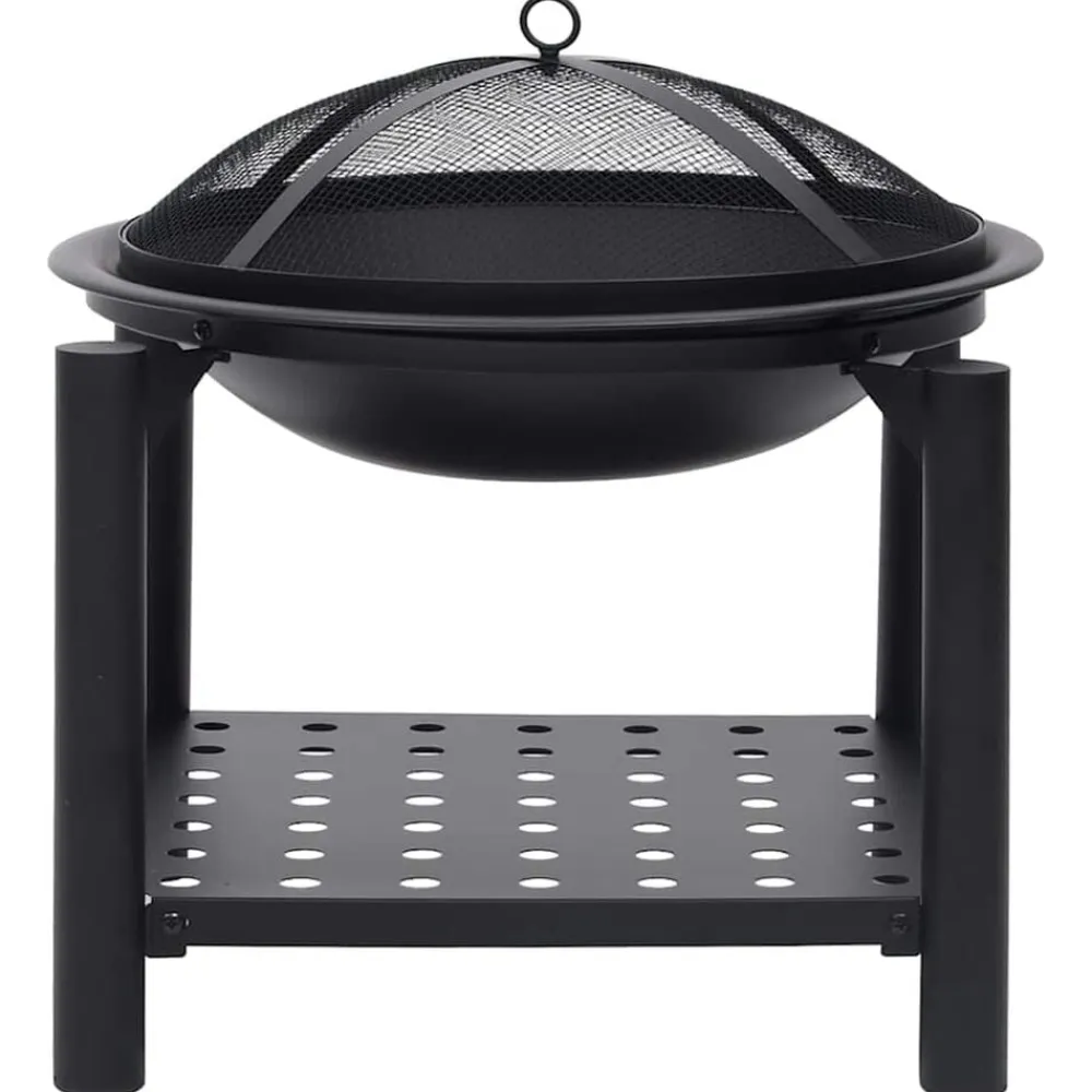 vidaXL Brasero con atizador acero 54x54x55 cm Best