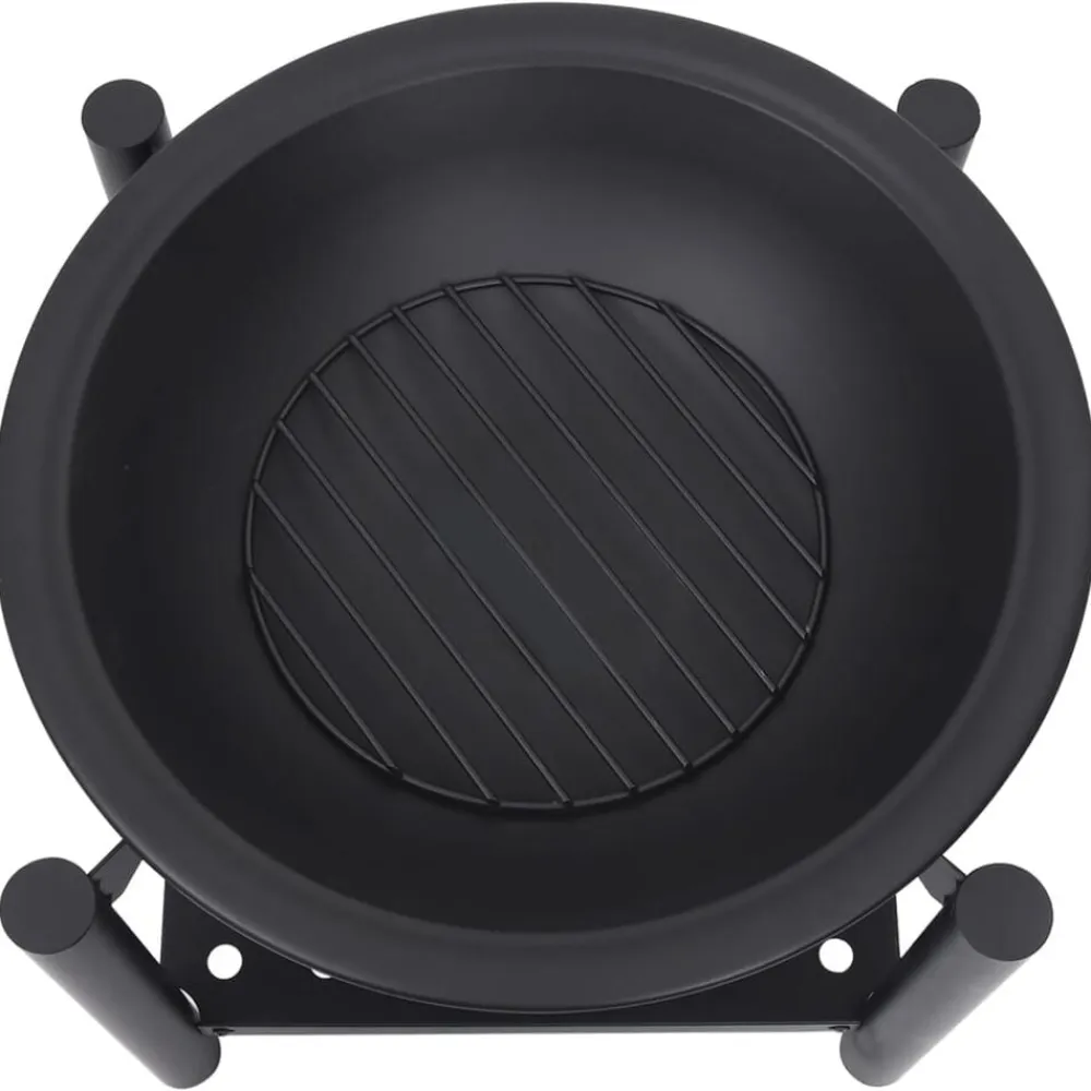 vidaXL Brasero con atizador acero 54x54x55 cm Best