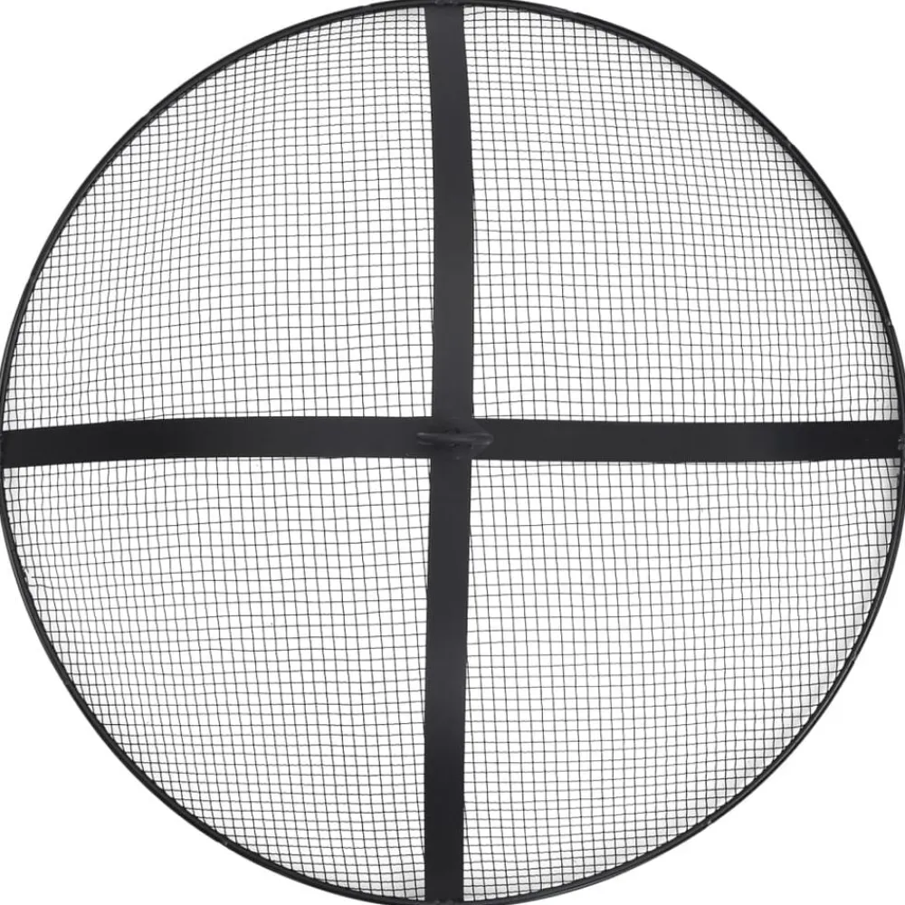 vidaXL Brasero con atizador acero 54x54x55 cm Best