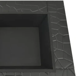 vidaXL Brasero con atizador acero 79x79x46,5 cm Outlet