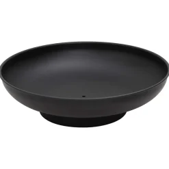 vidaXL Brasero de acero 57 cm Negro Clearance