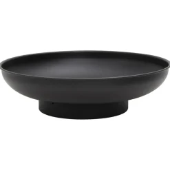 vidaXL Brasero de acero 57 cm Negro Clearance