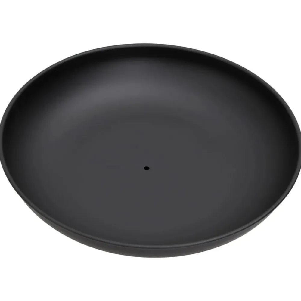 vidaXL Brasero de acero 57 cm Negro Clearance
