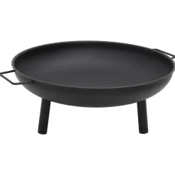 vidaXL Chimeneas-Brasero de acero 67,5x58x22,5 cm