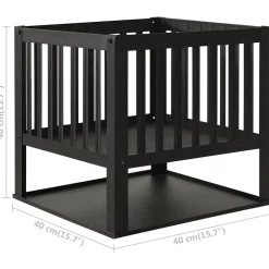 vidaXL Brasero de acero 40x40x40 cm Discount