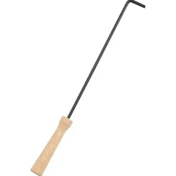 vidaXL Brasero y barbacoa 2 en 1 con atizador acero 56x56x49 cm Negro Discount