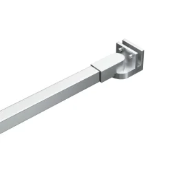 vidaXL Fontanería-Brazo de soporte para mampara de ducha acero inoxidable 47,5 cm