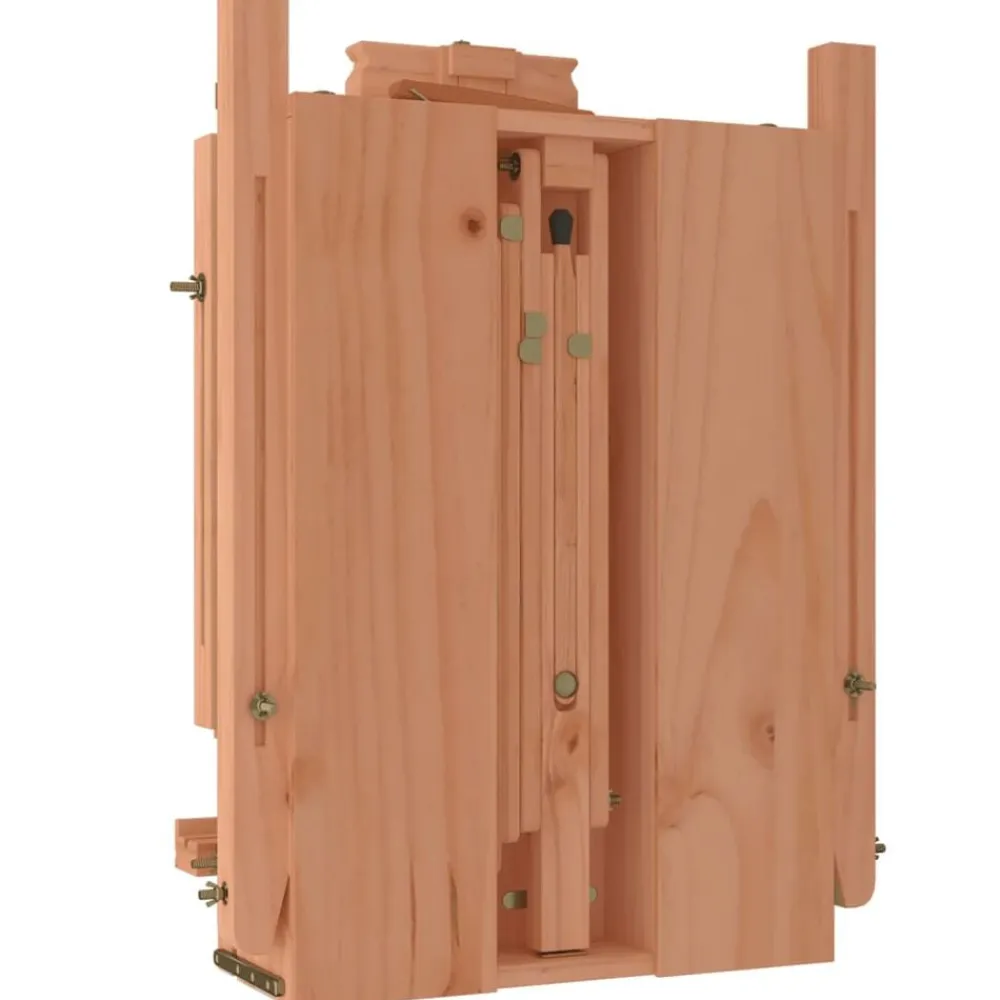 vidaXL Material De Oficina-Caballete de pintura madera maciza de haya 81x121x173 cm