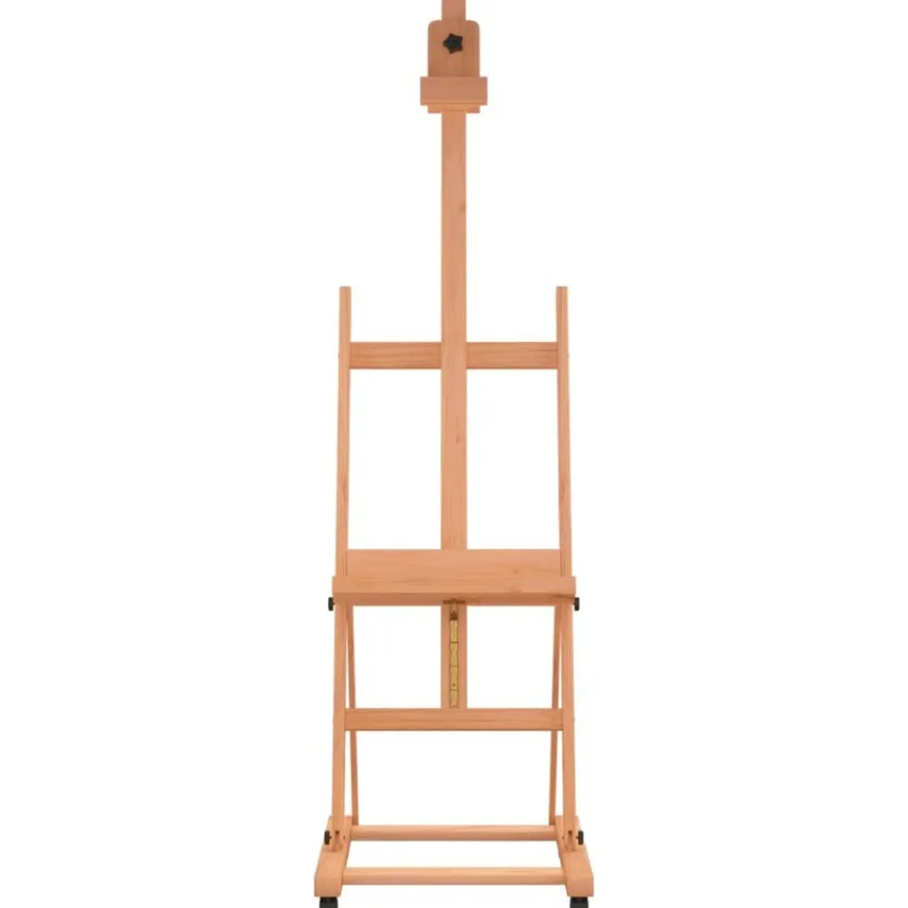 vidaXL Material De Oficina-Caballete de pintura madera maciza de haya 55x53,5x178 cm