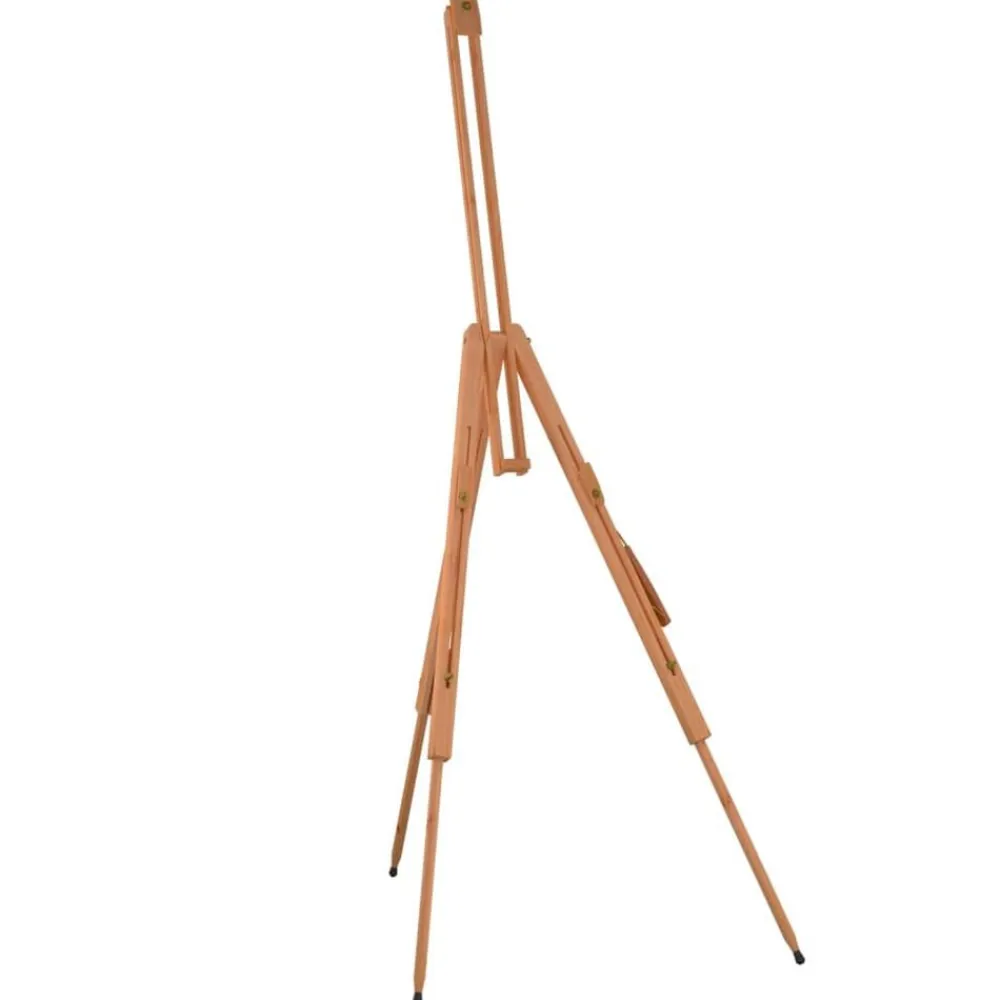 vidaXL Material De Oficina-Caballete de pintura madera maciza de haya 100x104x172 cm