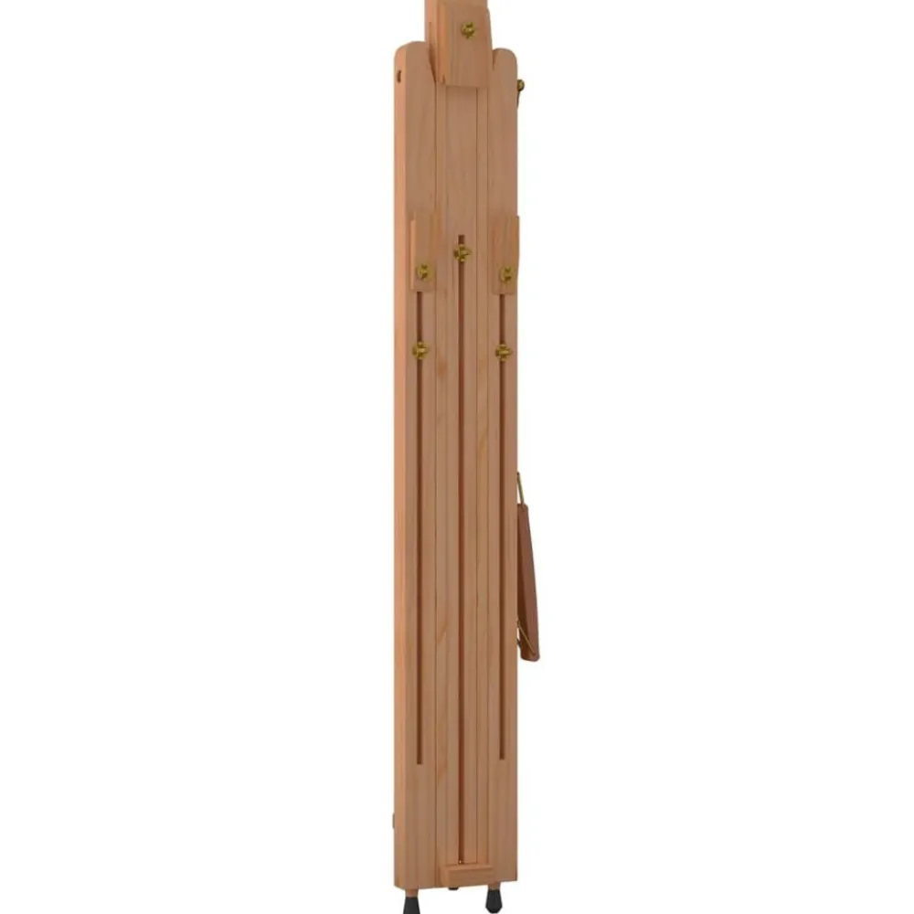 vidaXL Material De Oficina-Caballete de pintura madera maciza de haya 100x104x172 cm
