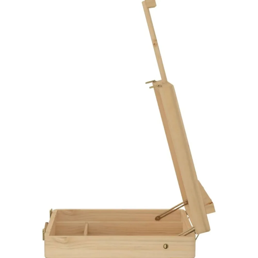 vidaXL Caballete de sobremesa madera maciza pino 27x43x68 cm Online