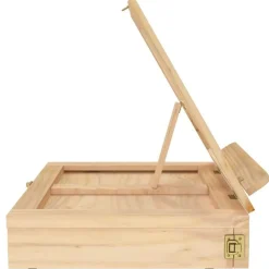 vidaXL Caballete de sobremesa con cajón madera de pino 33,5x25,5x7cm New
