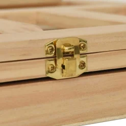 vidaXL Caballete de sobremesa con cajón madera de pino 33,5x25,5x7cm New
