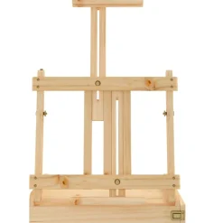 vidaXL Material De Oficina-Caballete de sobremesa con cajón madera de pino 41,5x37x12 cm