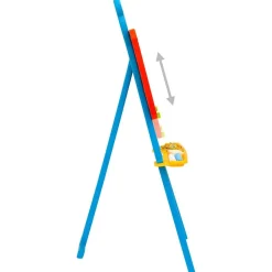 vidaXL Juguetes-Caballete para niños 2-1 con pizarra y tablero