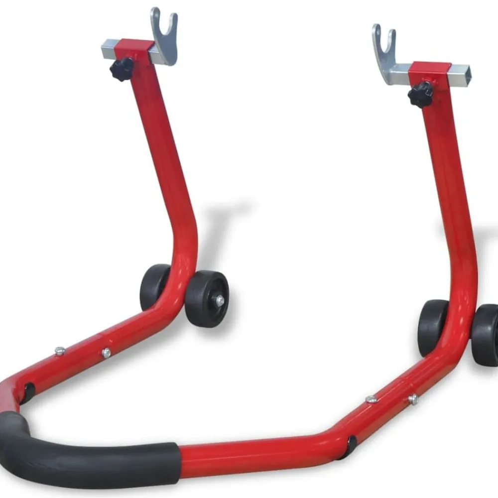vidaXL caballete trasero para motocicleta color rojo Hot