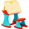 vidaXL Juguetes-Caballete y escritorio de aprendizaje para niños ajustable