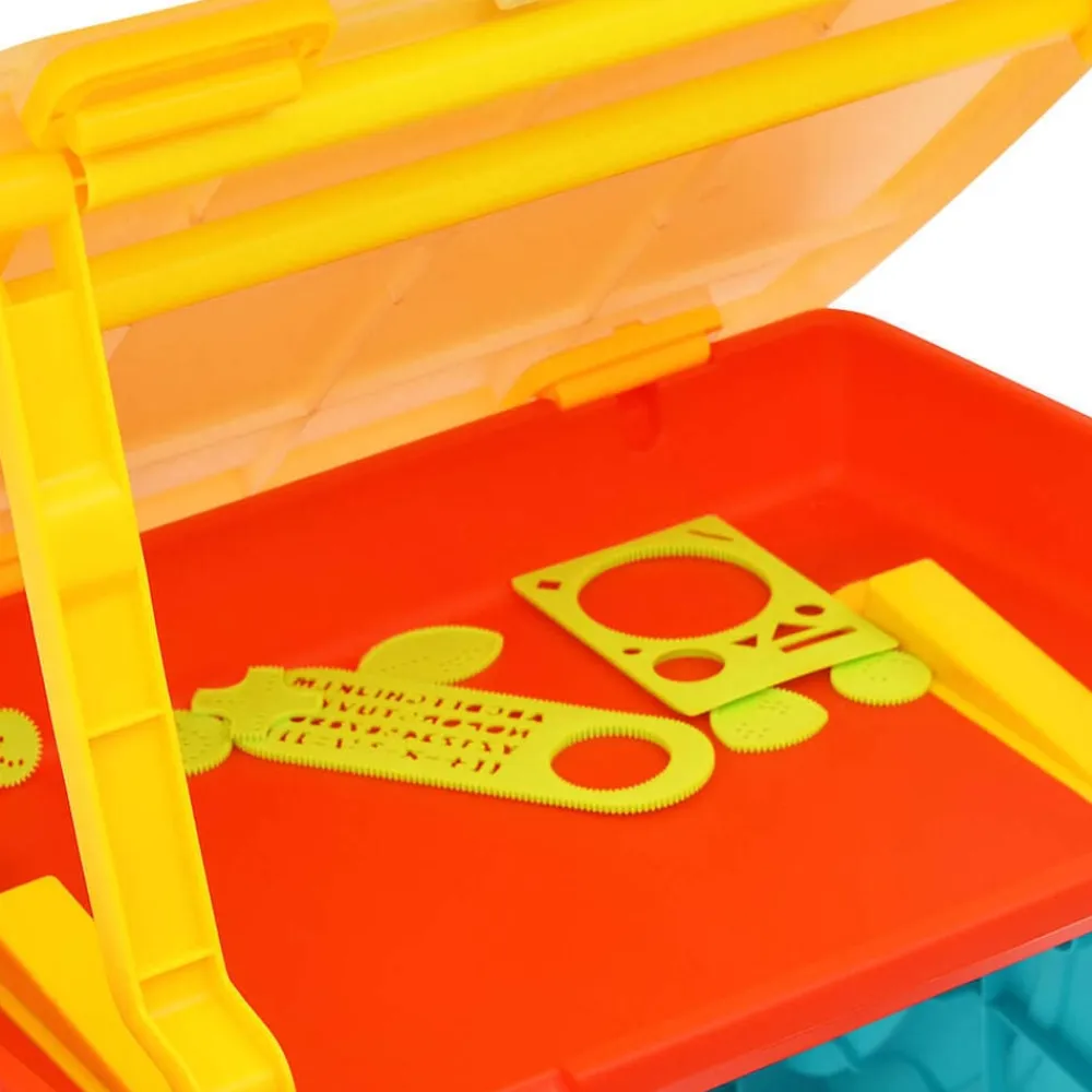 vidaXL Juguetes-Caballete y escritorio de aprendizaje para niños ajustable