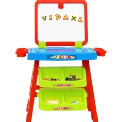 vidaXL Juguetes-Caballete y mesa de aprendizaje para niños 3-1 set de juego