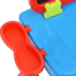 vidaXL Juguetes-Caballete y mesa de aprendizaje para niños 3-1 set de juego