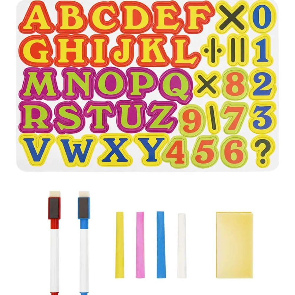 vidaXL Juguetes-Caballete y mesa de aprendizaje para niños 3-1 set de juego