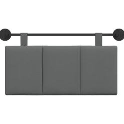 vidaXL Camas Y Accesorios-Cabecera Colgante Rayado 90 x 55 x 5 cm tela