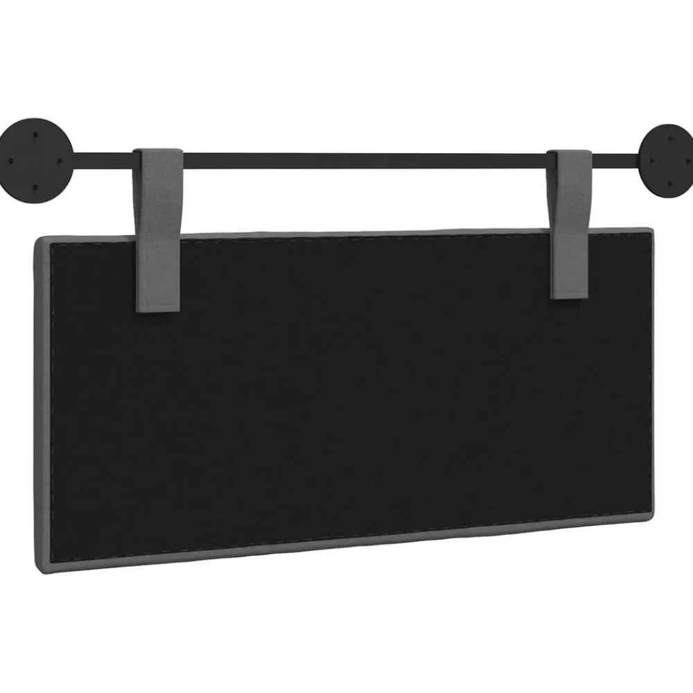 vidaXL Camas Y Accesorios-Cabecera Colgante Rayado 90 x 55 x 5 cm tela