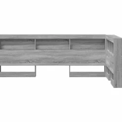 vidaXL Cabecera de almacenamiento con estante 80 cm Gris sonoma Online