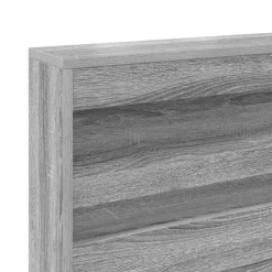 vidaXL Cabecera de almacenamiento con estante 80 cm Gris sonoma Online