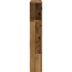 vidaXL Cabecero armario madera ingeniería envejecida 120x19x104,5 cm Madera antigua Discount
