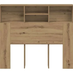 vidaXL Cabecero armario madera roble artisian 120x19x103,5 cm Roble artisan New