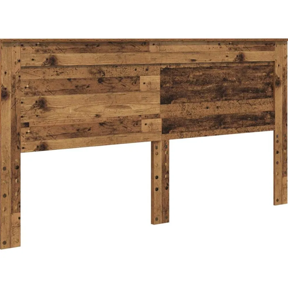 vidaXL Camas Y Accesorios-Cabecero con cabecera 200 cm Madera contrachapada