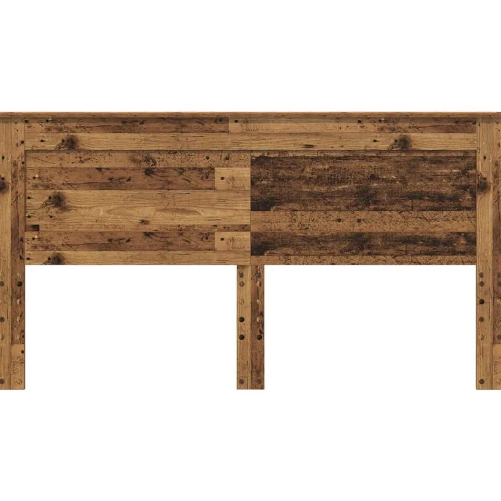 vidaXL Camas Y Accesorios-Cabecero con cabecera 200 cm Madera contrachapada