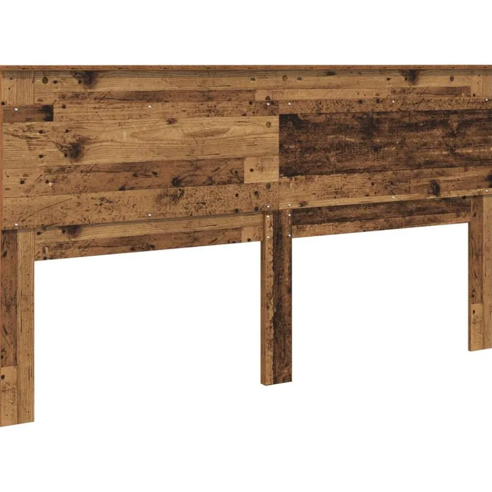 vidaXL Camas Y Accesorios-Cabecero con cabecera 200 cm Madera contrachapada