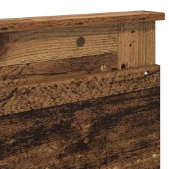 vidaXL Camas Y Accesorios-Cabecero con cabecera 200 cm Madera contrachapada