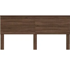 vidaXL Camas Y Accesorios-Cabecero con cabecera Roble Marrón 200 cm Madera contrachapada