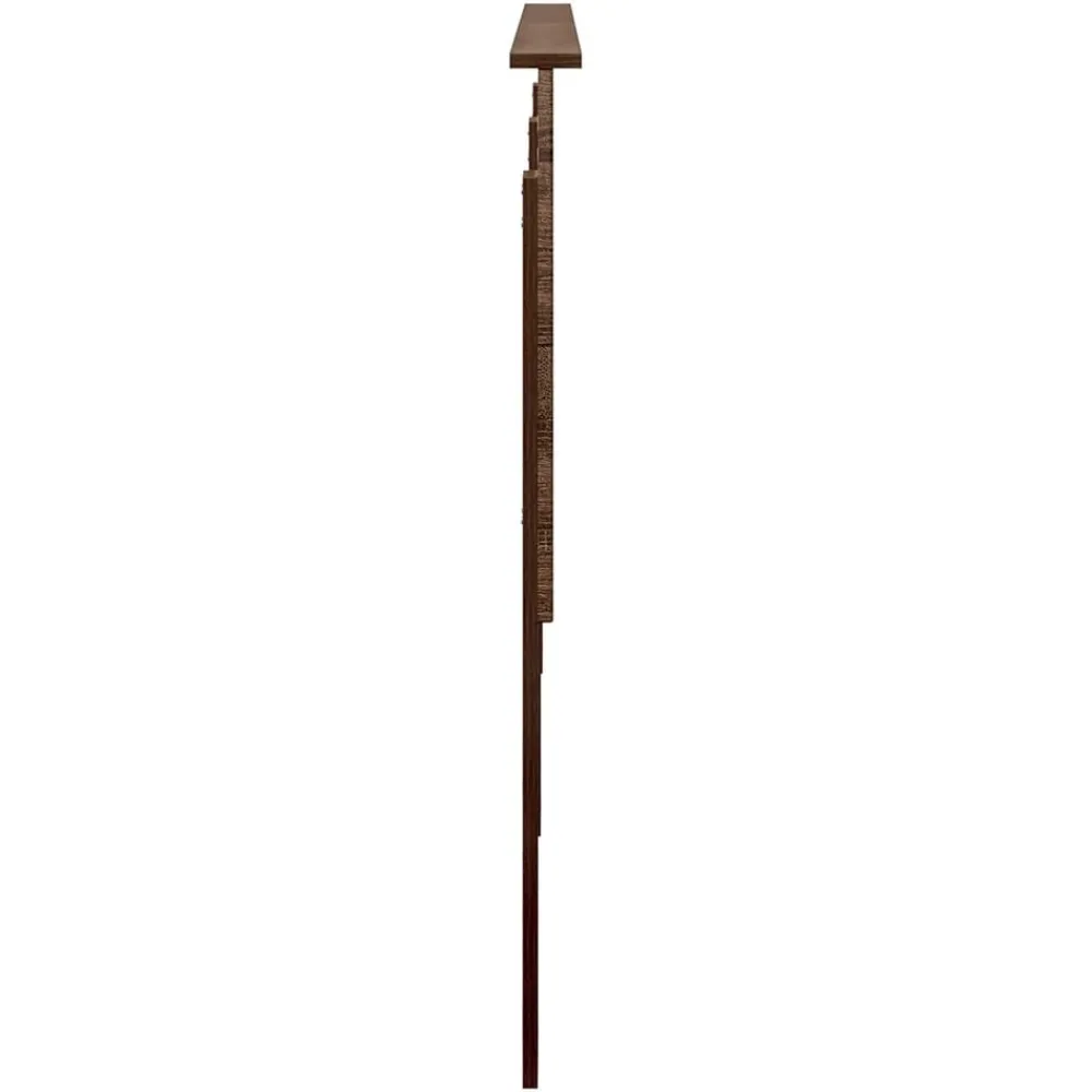 vidaXL Camas Y Accesorios-Cabecero con cabecera Roble Marrón 200 cm Madera contrachapada