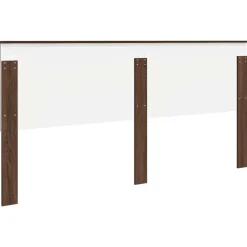 vidaXL Camas Y Accesorios-Cabecero con cabecera Roble Marrón 200 cm Madera contrachapada