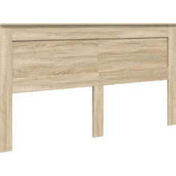 vidaXL Cabecero con cabecera 200 cm Madera contrachapada Roble Sonoma Discount