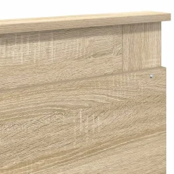 vidaXL Cabecero con cabecera 200 cm Madera contrachapada Roble Sonoma Discount