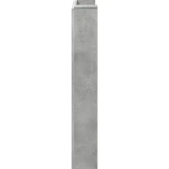 vidaXL Camas Y Accesorios-Cabecero con estante Gris Concreto 100 x 16,5 x 103,5 cm