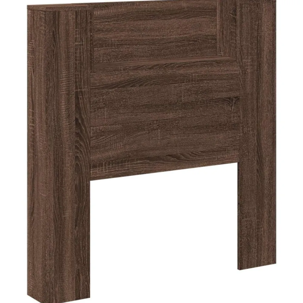 vidaXL Cabecero con estante Roble Marrón 100 x 16,5 x 103,5 cm Marrón roble Clearance