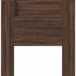 vidaXL Cabecero con estante Roble Marrón 100 x 16,5 x 103,5 cm Marrón roble Clearance