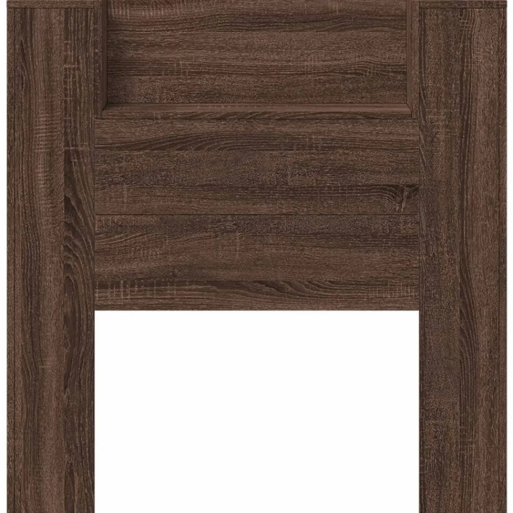 vidaXL Cabecero con estante Roble Marrón 100 x 16,5 x 103,5 cm Marrón roble Clearance