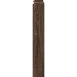 vidaXL Cabecero con estante Roble Marrón 100 x 16,5 x 103,5 cm Marrón roble Clearance